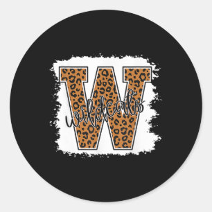 Adesivo Leopardo-Espírito De Cat School De Volta Às Menina