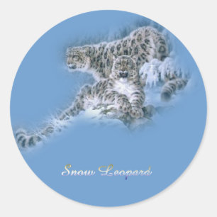 Adesivo Leopardos de neve