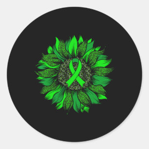 Adesivo Lepard Sunflower Mental Health Awarting Green Ri