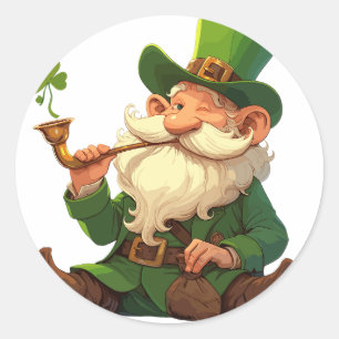 Adesivo Leprechaun Criando Magia de Véu