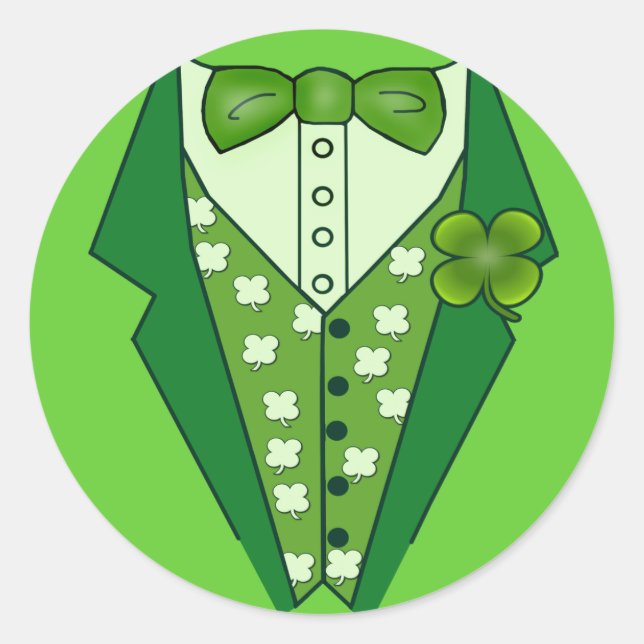 Adesivo Leprechaun Irish Vest (Frente)
