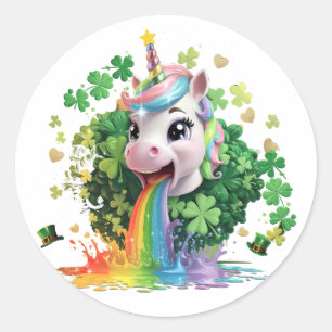 Adesivo Lepricor de Dia de São Patrício Shamrock da Unicór