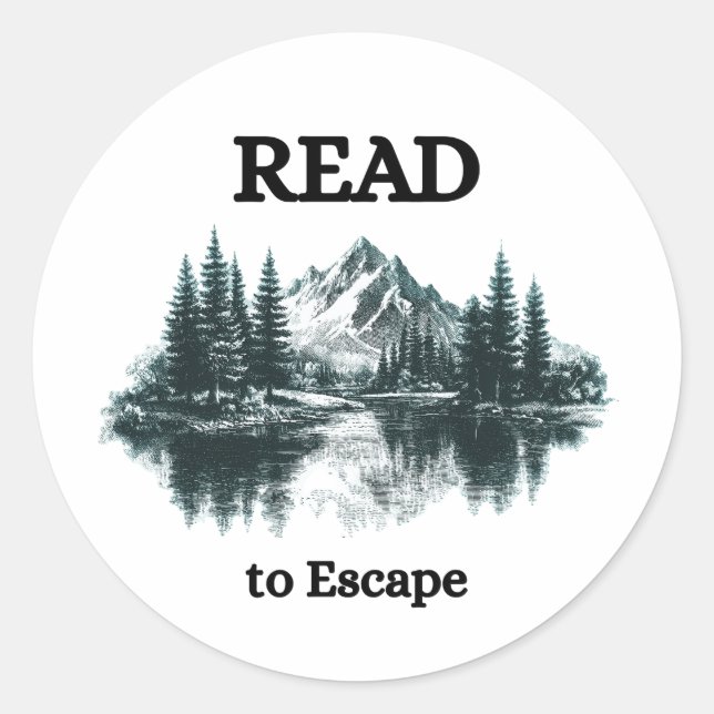 Adesivo Ler para Escapar (Frente)