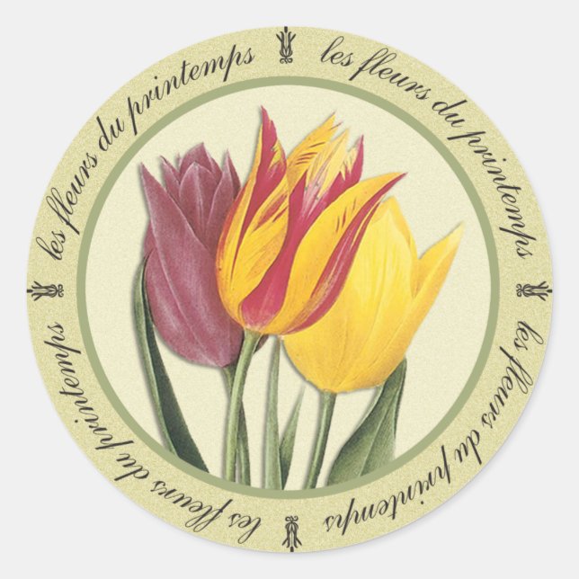 Adesivo Les Fleurs du Printemps Sticker (Frente)