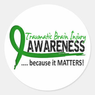 Adesivo Lesão cerebral traumático TBI da consciência 2