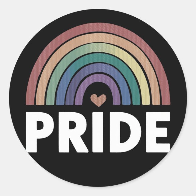 Adesivo Lésbica Funny LGBT Orgulho gay Rainbow (Frente)