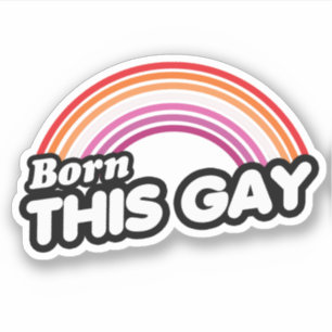 Adesivo Lésbica - Nascer este gay