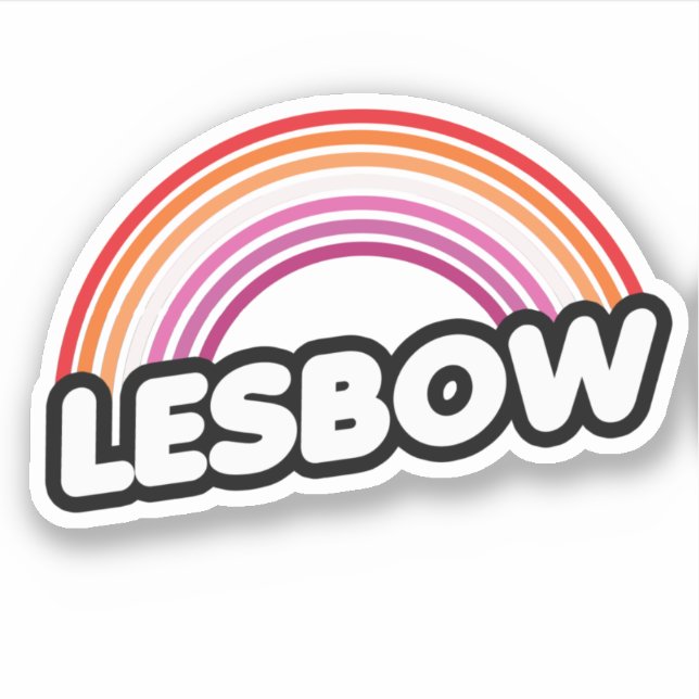 Adesivo Lesbow - Pôr do Sol (Frente)
