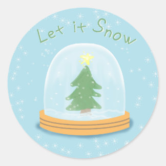 Adesivo Let it snow stickers