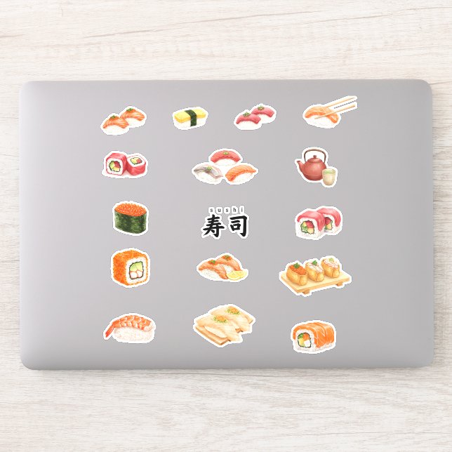 Adesivo Let’s sushi and party! (Computador)