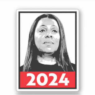 Adesivo Letitia James 2024