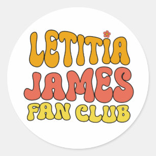 Adesivo Letitia James Fan Club