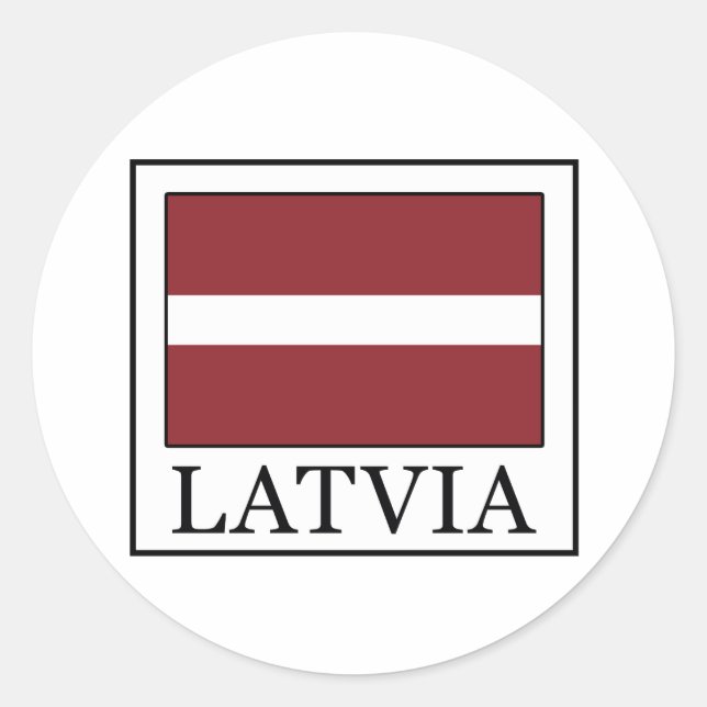 Adesivo Letónia (Frente)