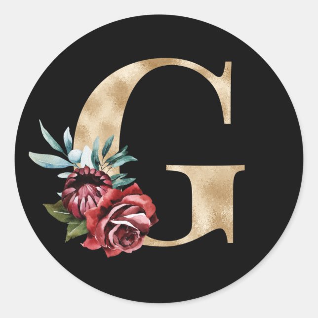 Adesivo Letra adesiva G das iniciais dos feriados de inver (Frente)