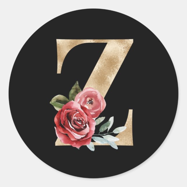 Adesivo Letra adesiva Z das iniciais dos feriados de inver (Frente)