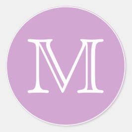 Adesivo Letra Chic Pink White Monograma