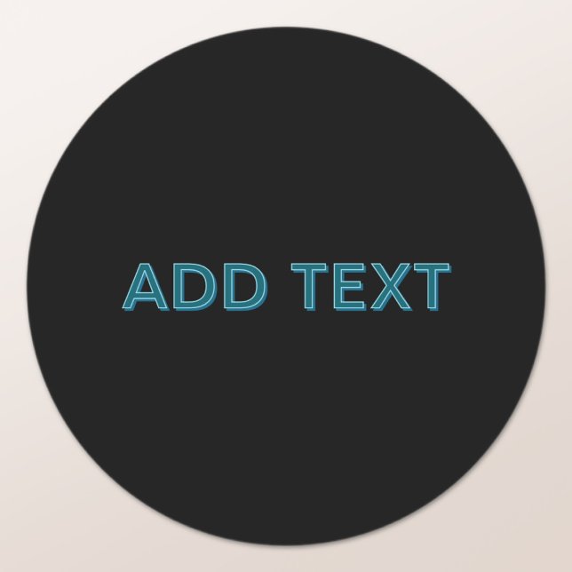 Adesivo Letra com destaque editável com sombra suspensa (Criador carregado)