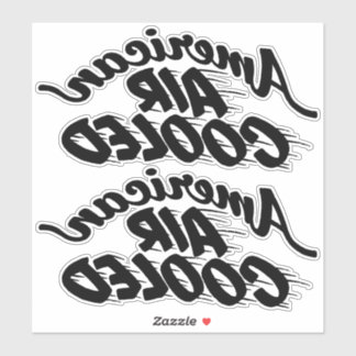 Adesivo Letra Corvair Arrefecida por Ar Americana reversa