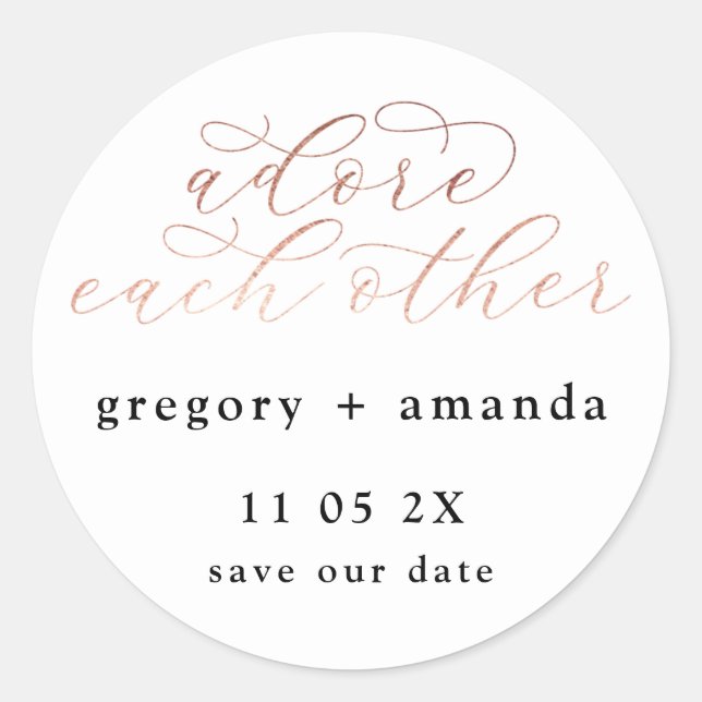 Adesivo Letra de Caligrafia Elegante de Rosa Branca de Our (Frente)