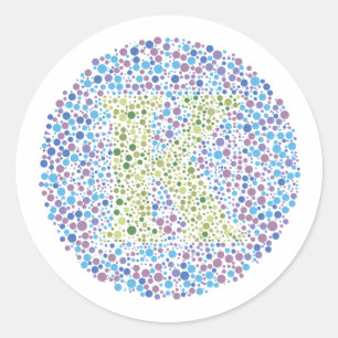 Adesivo Letra de teste "K"