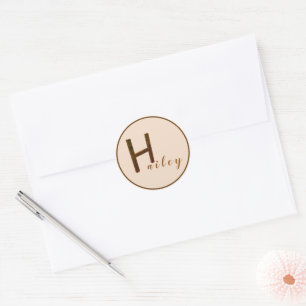 Adesivo Letra Dourada 3D H Stickers