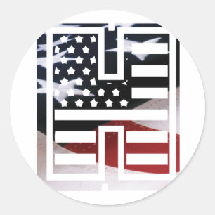 Adesivo Letra H Monograma inicial EUA