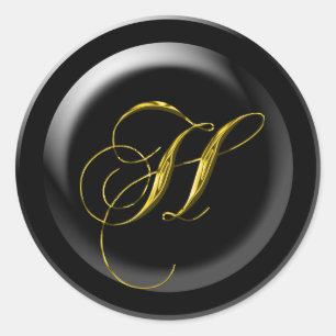 Adesivo Letra H Wedding Seal