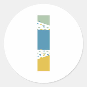 Adesivo Letra L Monograma Abstrata Moderna Personalizada