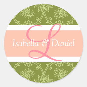 Adesivo Letra L Monogramas Para Selos De Convite Para Casa