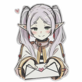 Adesivo Letra Love Sticker | Sousou no Frieren