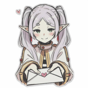 Adesivo Letra Love Sticker Sousou no Frieren