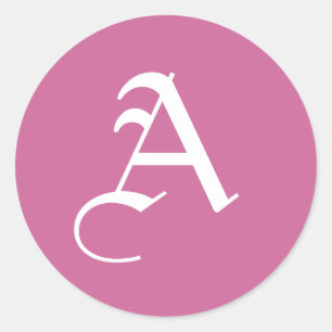 Adesivo Letra Monogramas Stickers
