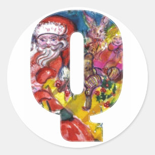 ADESIVO LETRA/PAPAI NOEL DO NATAL Q COM MONOGRAMA DOS