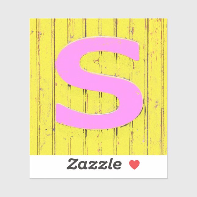 Adesivo Letra s (Folha)