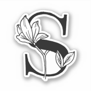 Adesivo Letra S - Rosa