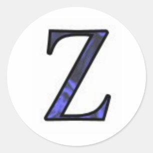 Adesivo Letra Z