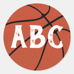 Adesivo Letras de Equipe Personalizadas de Basquete ou Núm