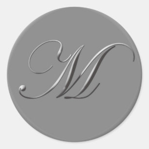 Adesivo letras de prata