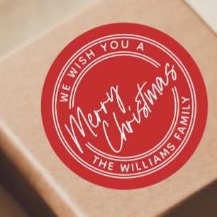 Adesivo Letras de Script Feliz Natal