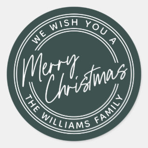 Adesivo Letras em Script Feliz Natal