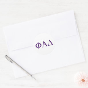 Adesivo Letras Gregas Phi Alpha Delta