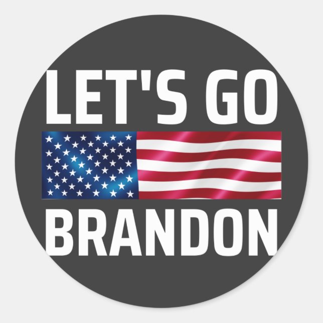 Adesivo lets go brandon lets go brandon (Frente)