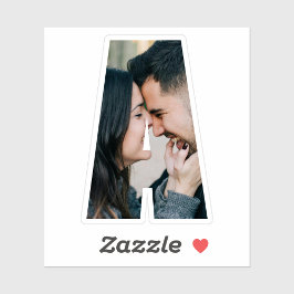 Adesivo Letter A Alphabet & Photo Custom-Cut Vinyl Sticker