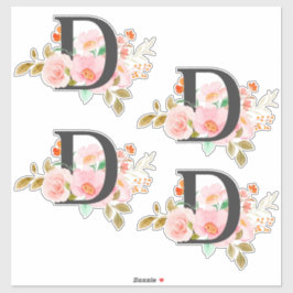 Adesivo Letter D