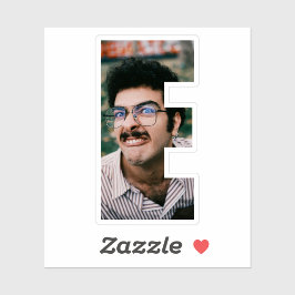 Adesivo Letter E Alphabet & Photo Custom-Cut Vinyl Sticker