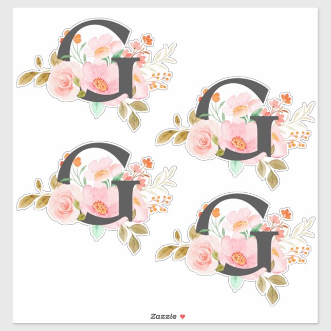 Adesivo Letter G (Folha)