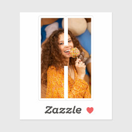 Adesivo Letter H Alphabet & Photo Custom-Cut Vinyl Sticker