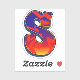 Adesivo Letter S - Night Sky