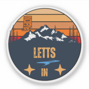 Adesivo Letts, Indiana
