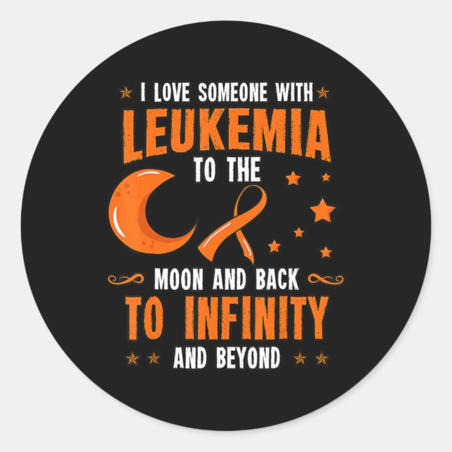 Adesivo Leukemia Awareness  Blood Cancer Bone Marrow Gift  (Frente)